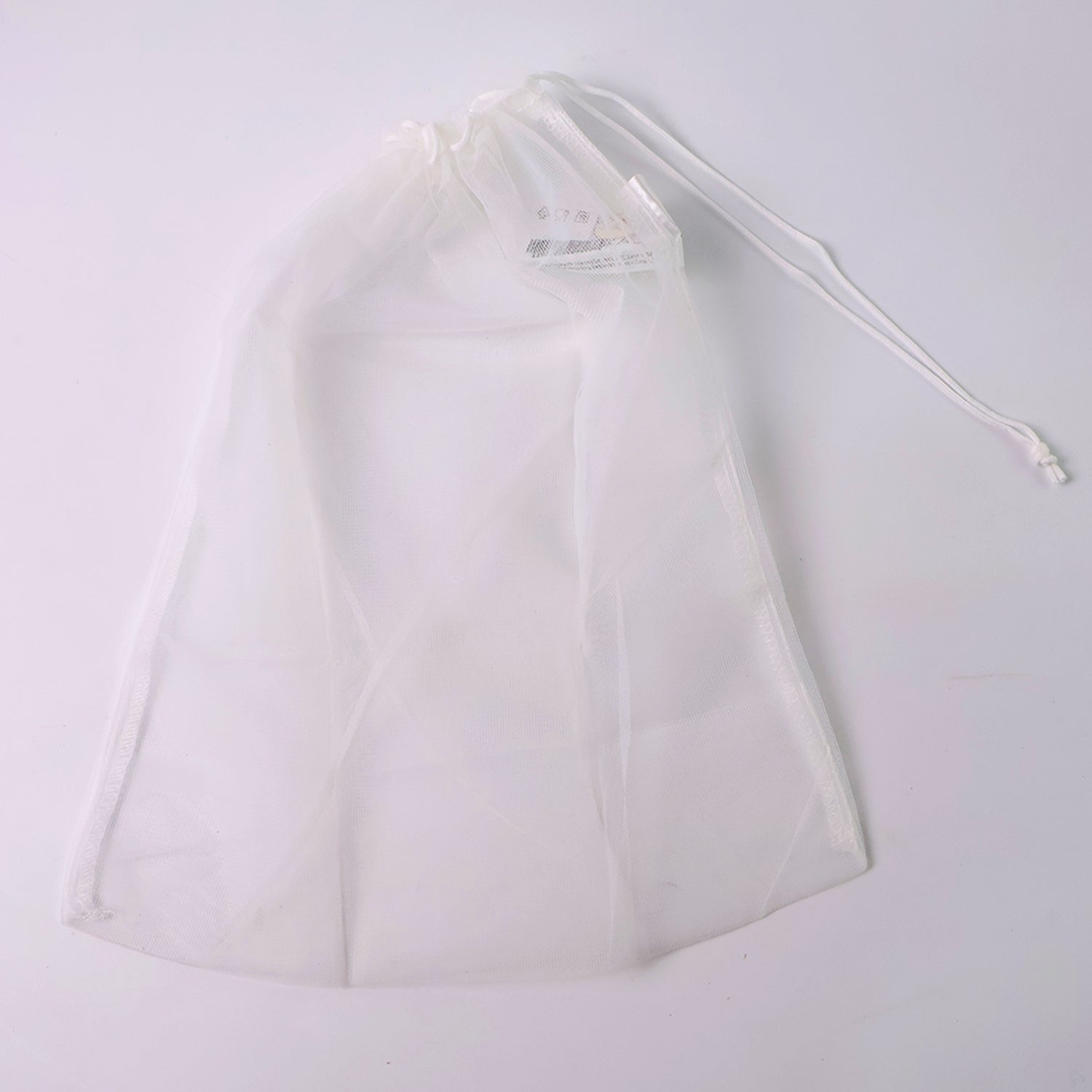 Reusable Transparent Drawstring Mesh Storage Bag (1 Pc) Reusable Transparent Drawstring Mesh Storage Bag (1 Pc)